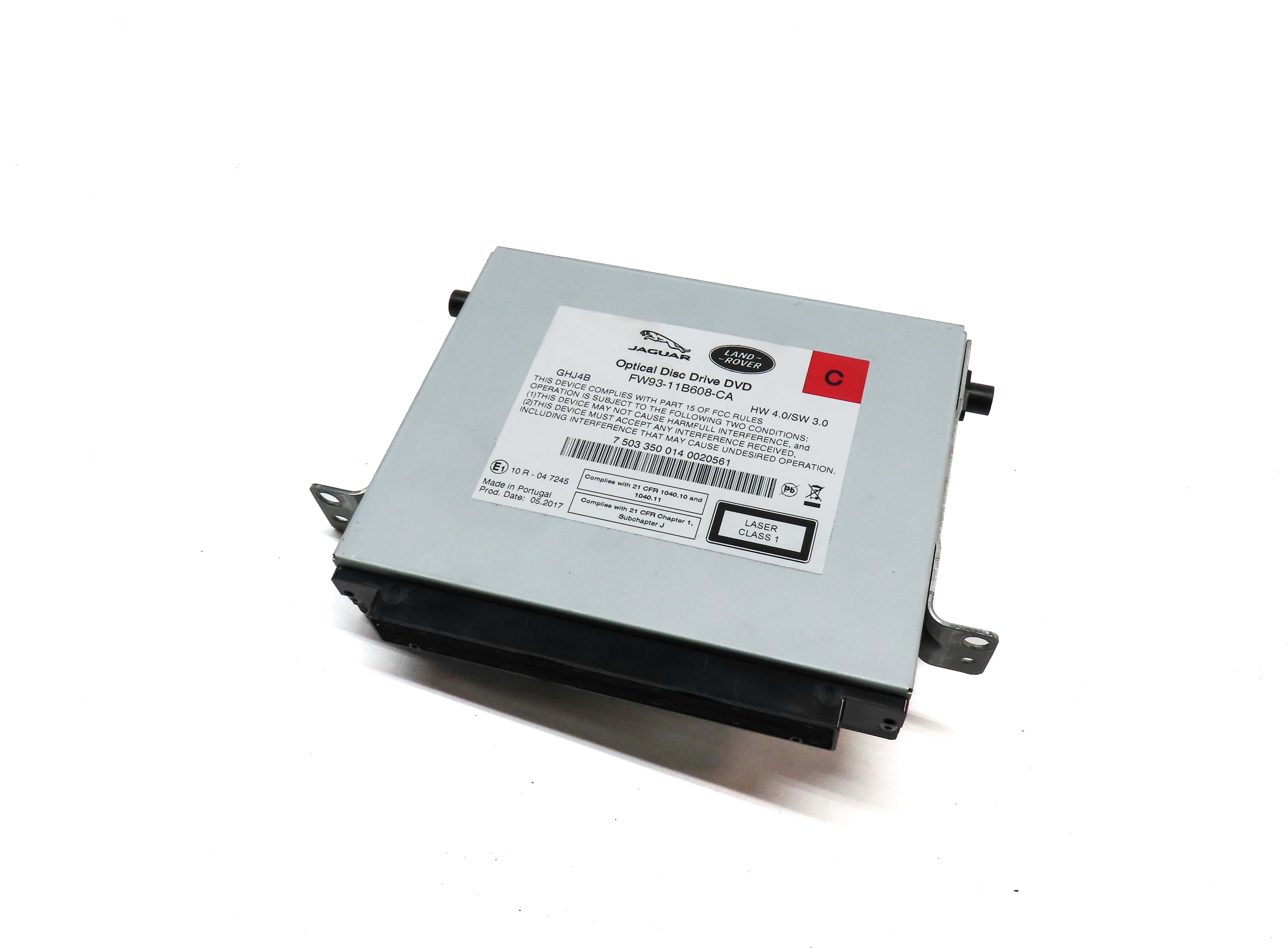 17-20 LAND ROVER DISCOVERY L462 AUDIO MEDIA CD DVD OPTICAL DISC DRIVE PLAYER — exact item pictured